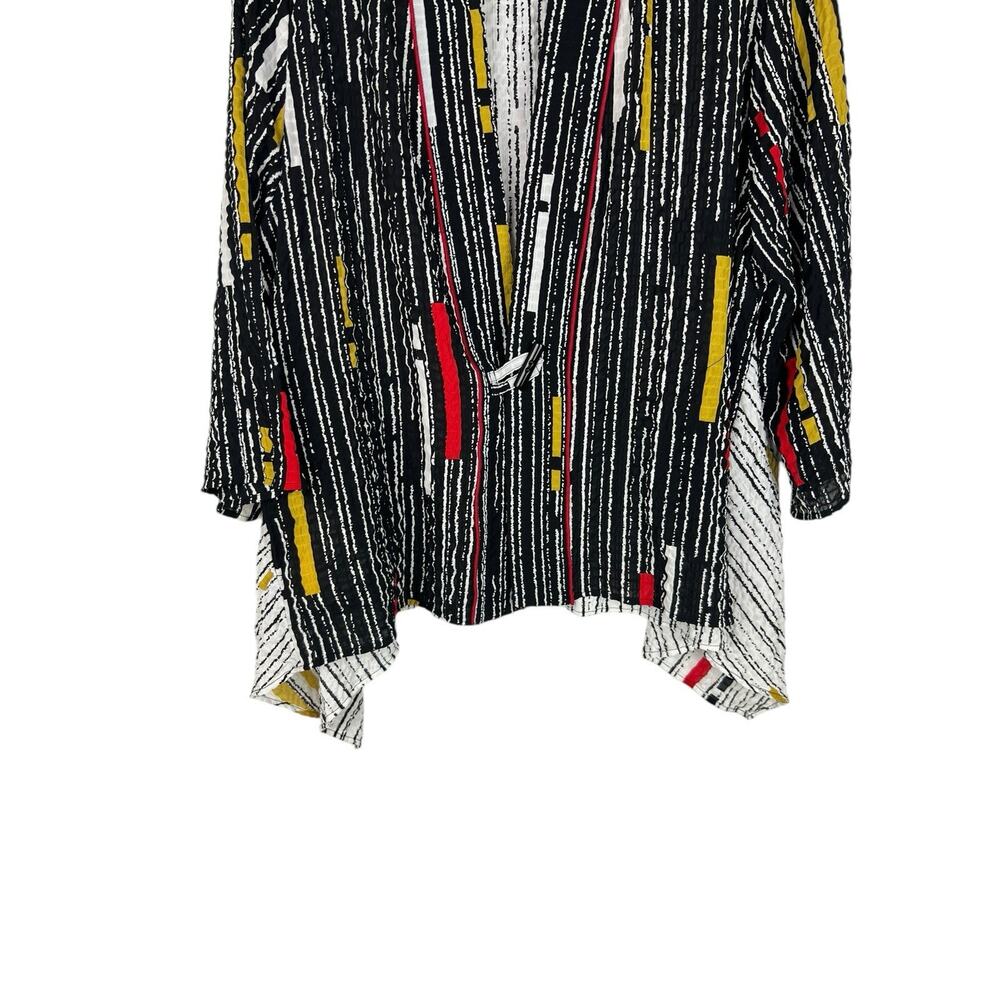 Ic By Connie K Colorful Print Jacket Size Xl Chop… - image 5